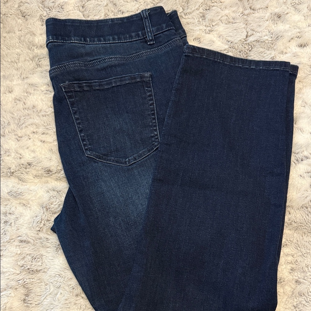 Lane Bryant Dark Blue Straight Leg Women's Jeans 20S